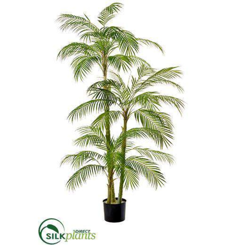 Silk Plants Direct Areca Palm Tree – Green – Pack of 1 Green