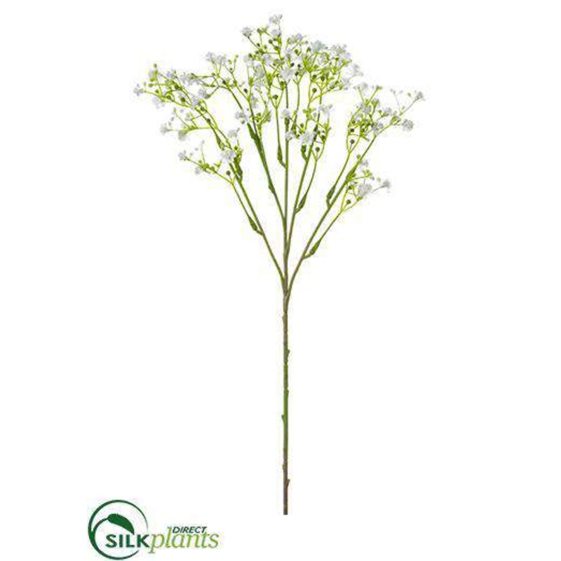 Silk Plants Direct Baby’s Breath Spray – White – Pack of 12 White