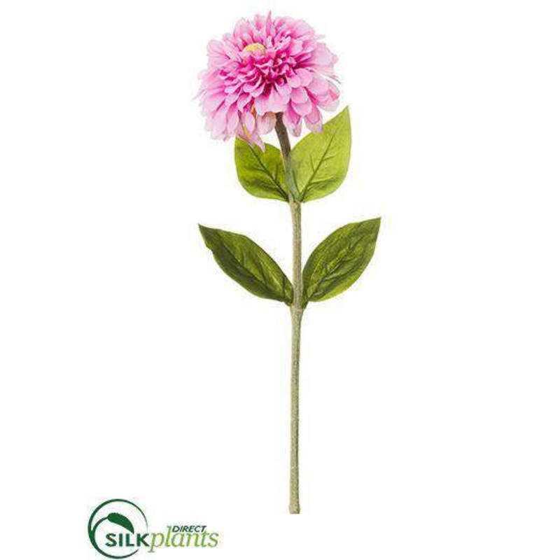 Silk Plants Direct Zinnia Spray – Pink – Pack of 12 Pink