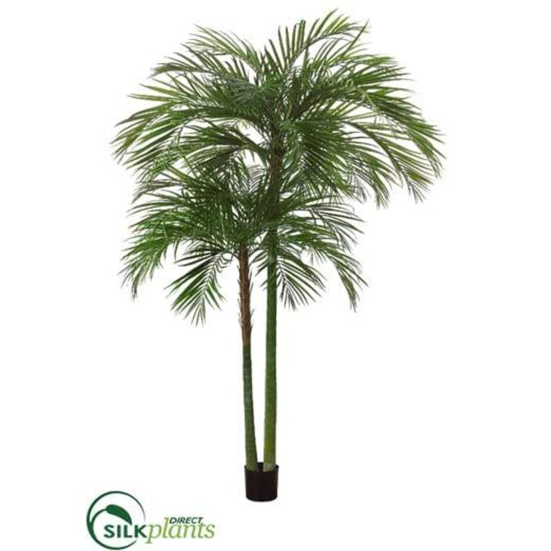 Silk Plants Direct Areca Palm Tree – Green – Pack of 2 Green