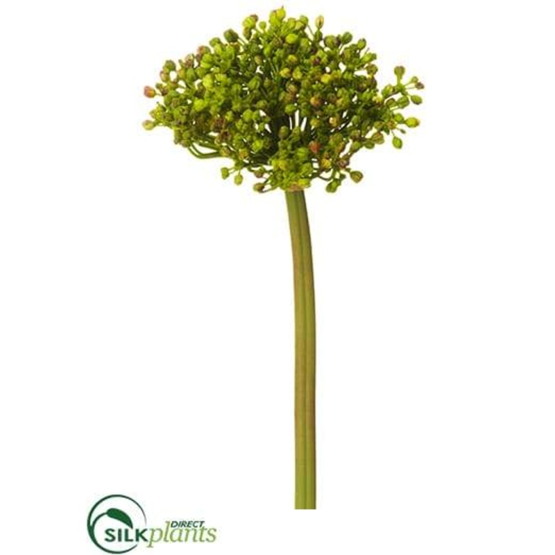 Silk Plants Direct Allium Bud Spray – Green Two Tone – Pack of 12 Green Two Tone