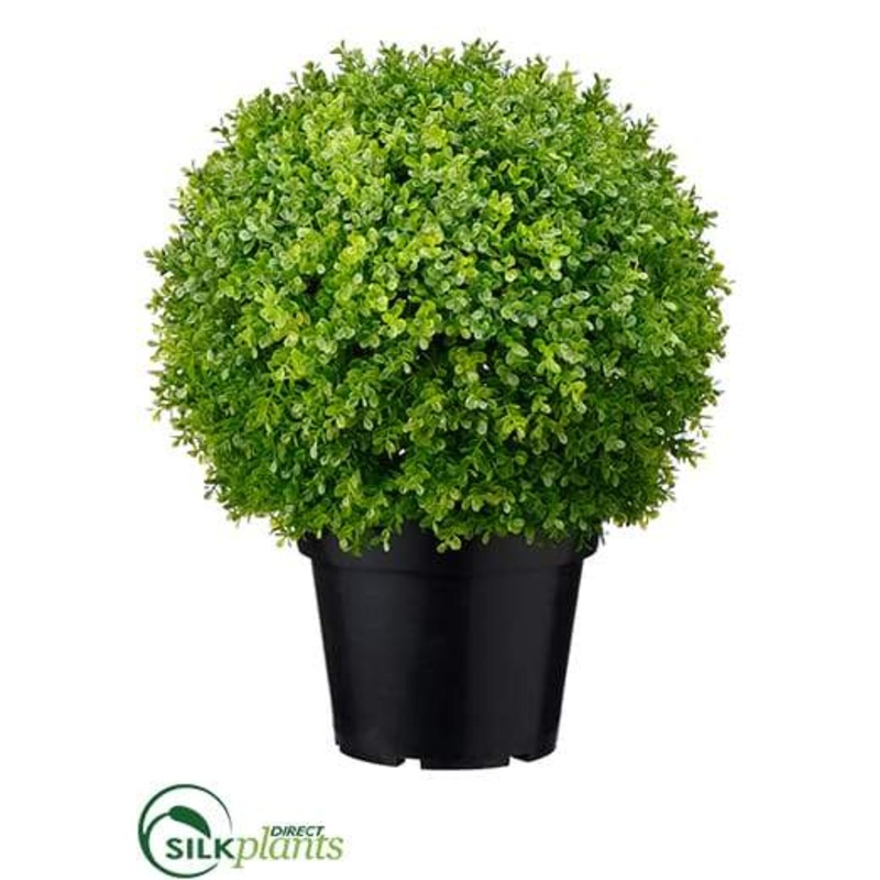 Silk Plants Direct Baby’s Tear Ball Topiary – Green Two Tone – Pack of 2 Green Two Tone