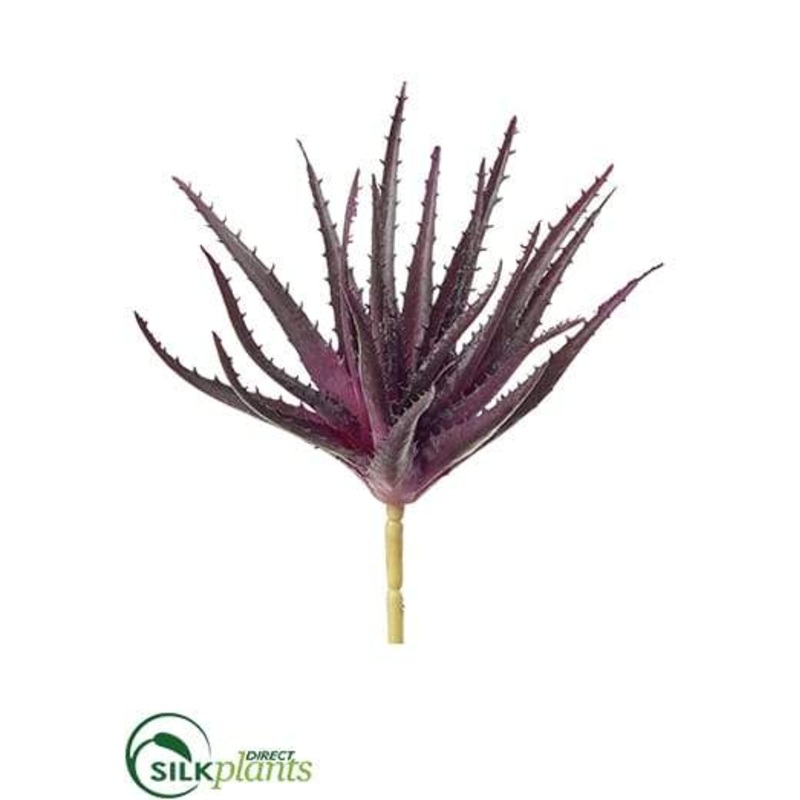 Silk Plants Direct Aloe Pick – Eggplant – Pack of 12 Eggplant