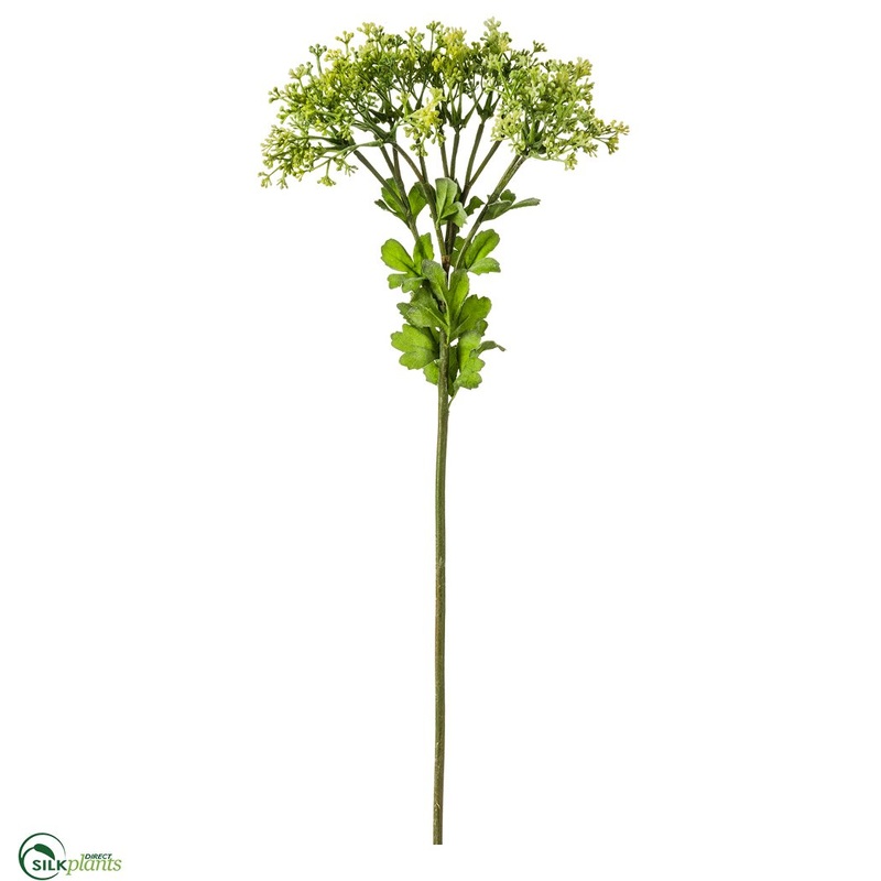 Silk Plants Direct Viburnum Bud Spray – Green – Pack of 6 Green