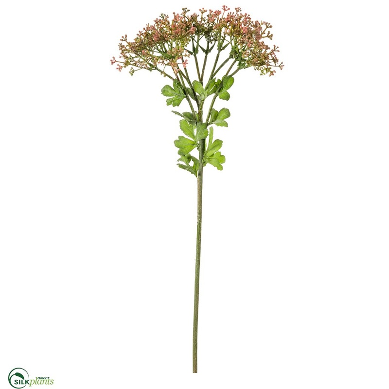 Silk Plants Direct Viburnum Bud Spray – Pink – Pack of 6 Pink