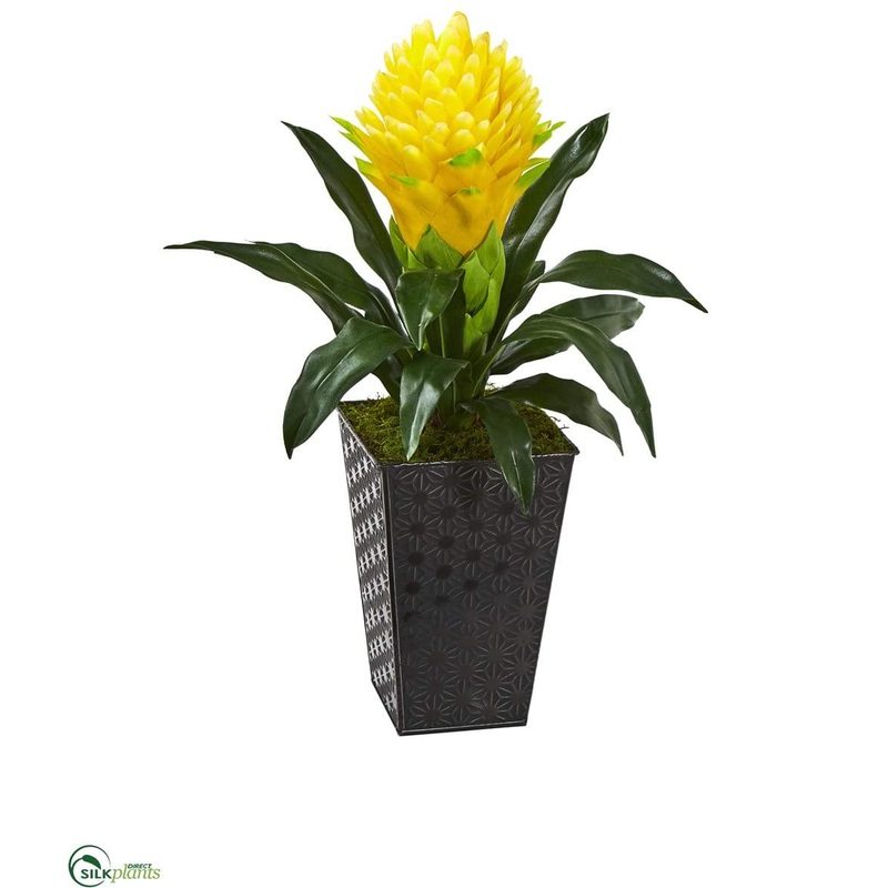 Silk Plants Direct Ginger Artificial Plant – Yellow – Pack of 1 Yellow