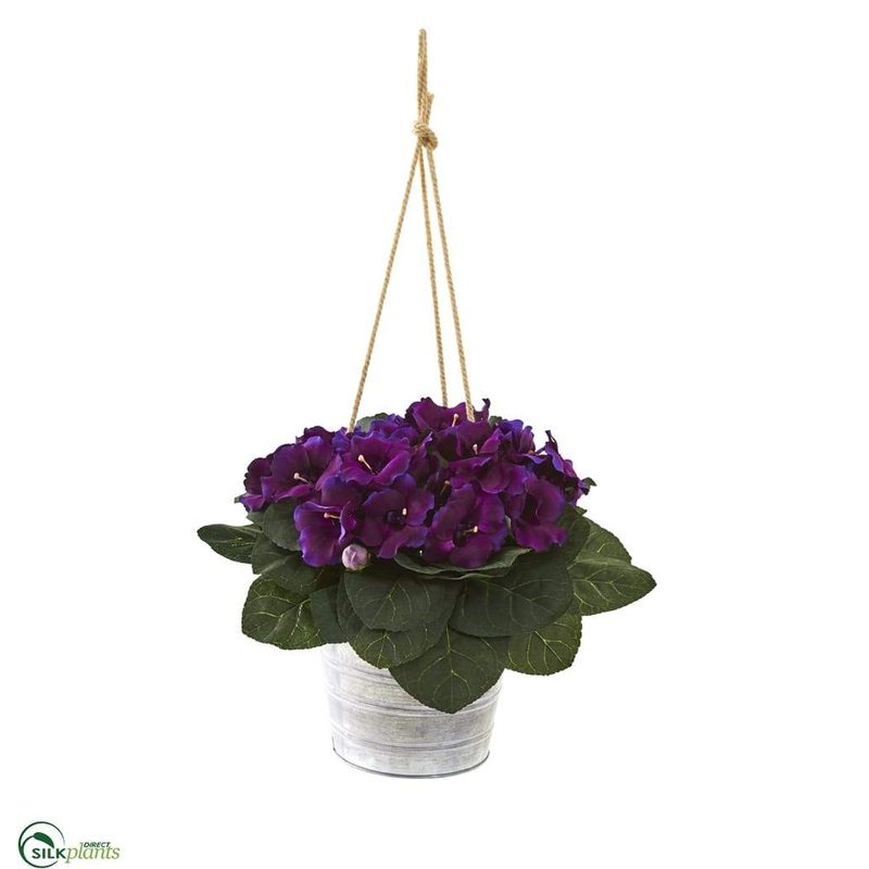 Silk Plants Direct Gloxinia Artificial Plant – Pack of 1 Default Title