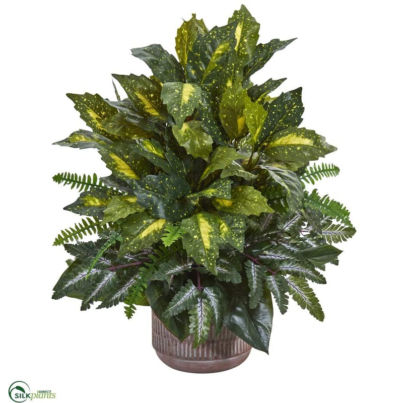 Silk Plants Direct Mixed Greens Artificial Plant – Pack of 1 Default Title