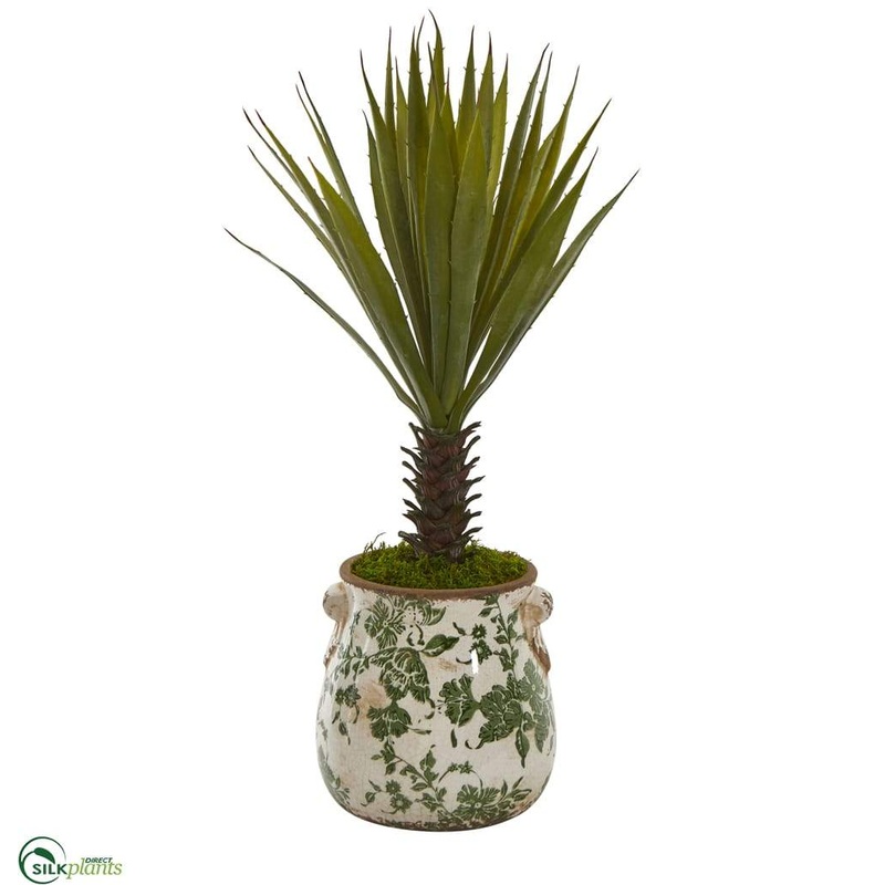 Silk Plants Direct Spiky Agave Artificial Plant – Pack of 1 Default Title