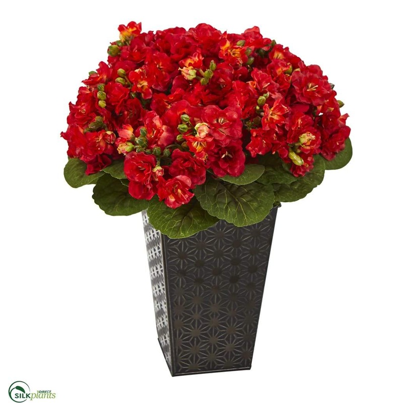 Silk Plants Direct Violet Artificial Plant – Red – Pack of 1 Red