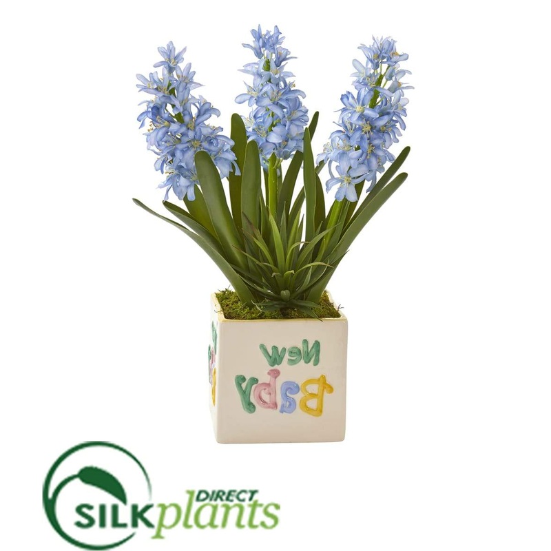 Silk Plants Direct Hyacinth and Agave Artificial Plant – Pack of 1 Default Title
