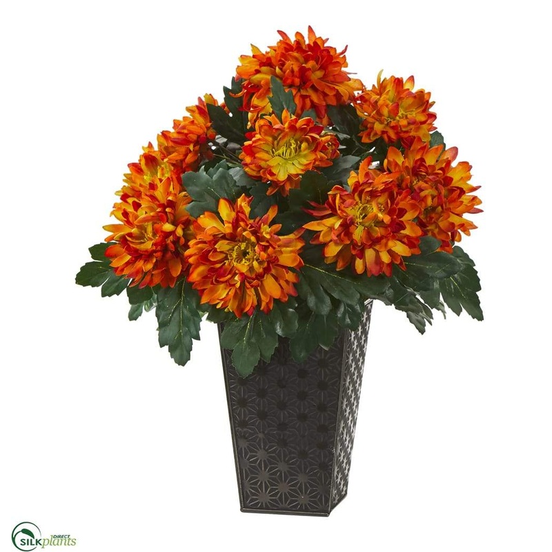 Silk Plants Direct Spider Mum Artificial Plant – Pack of 1 Default Title