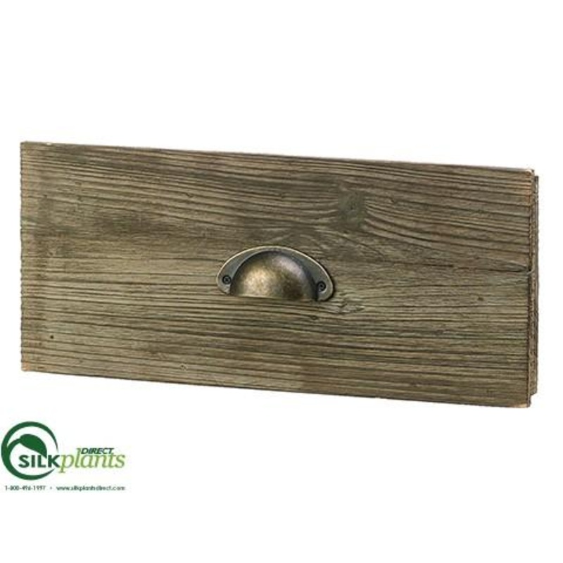 Silk Plants Direct Wood Drawer – Brown Antique – Pack of 4 Brown Antique