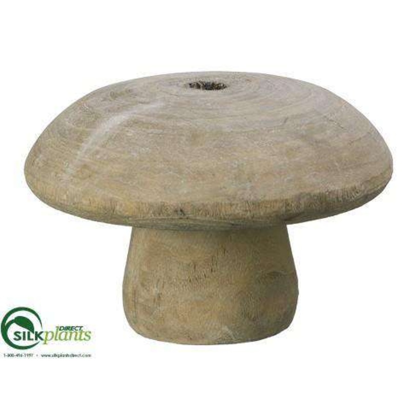 Silk Plants Direct Wood Mushroom – Natural – Pack of 20 Natural