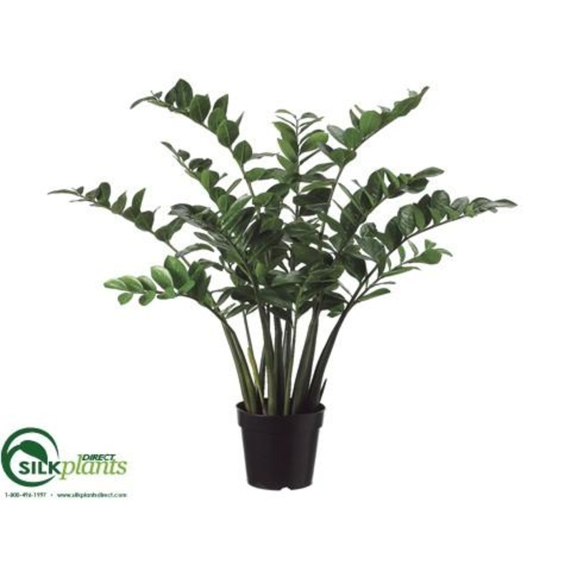 Silk Plants Direct ZZ Plant – Green Two Tone – Pack of 1 Green Two Tone