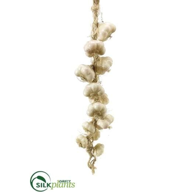 Silk Plants Direct Garlic String – Green – Pack of 12 Green