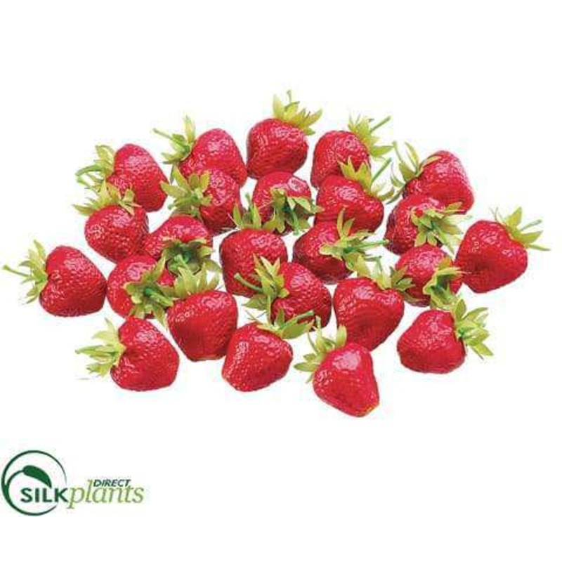 Silk Plants Direct Strawberry – Red – Pack of 2 Red