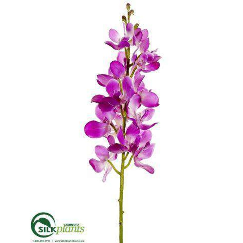 Silk Plants Direct Vanda Orchid Spray – Lavender – Pack of 12 Lavender