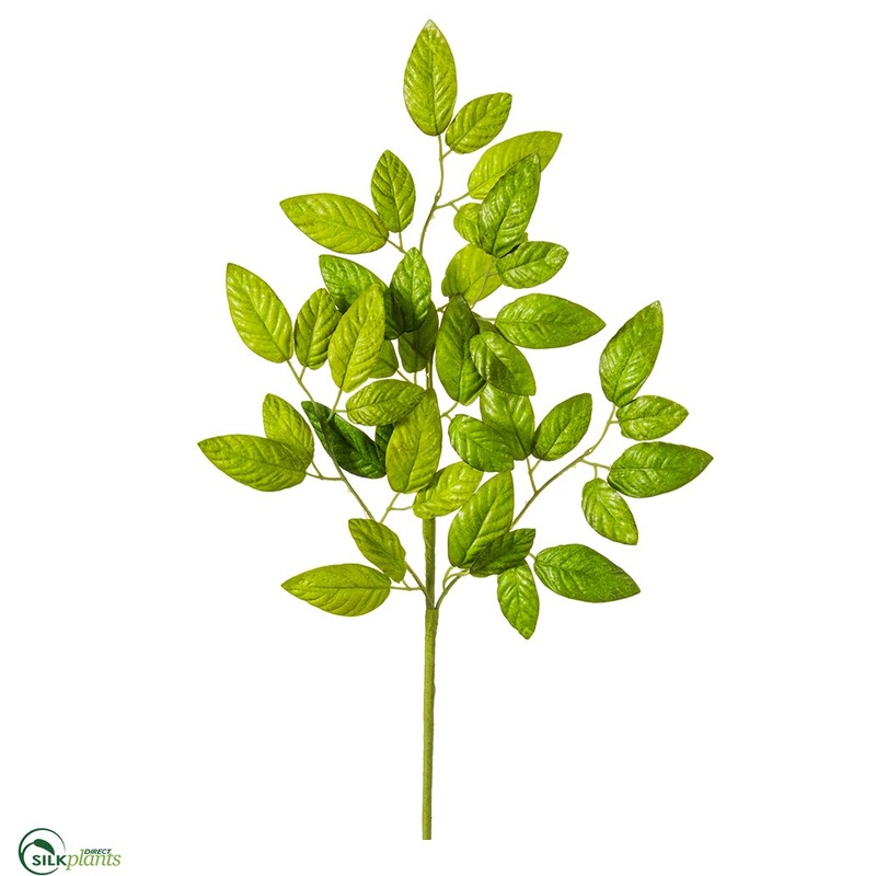 Silk Plants Direct White Ash Leaf Spray – Green Two Tone – Pack of 12 Green Two Tone