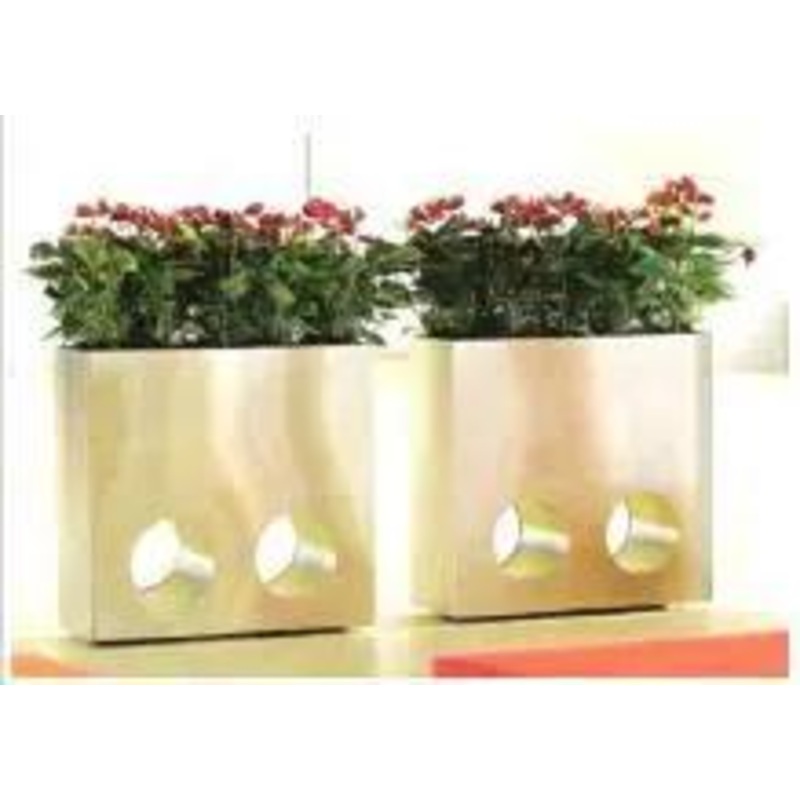 Stainless Steel SS Designer Rectangular Planter Small