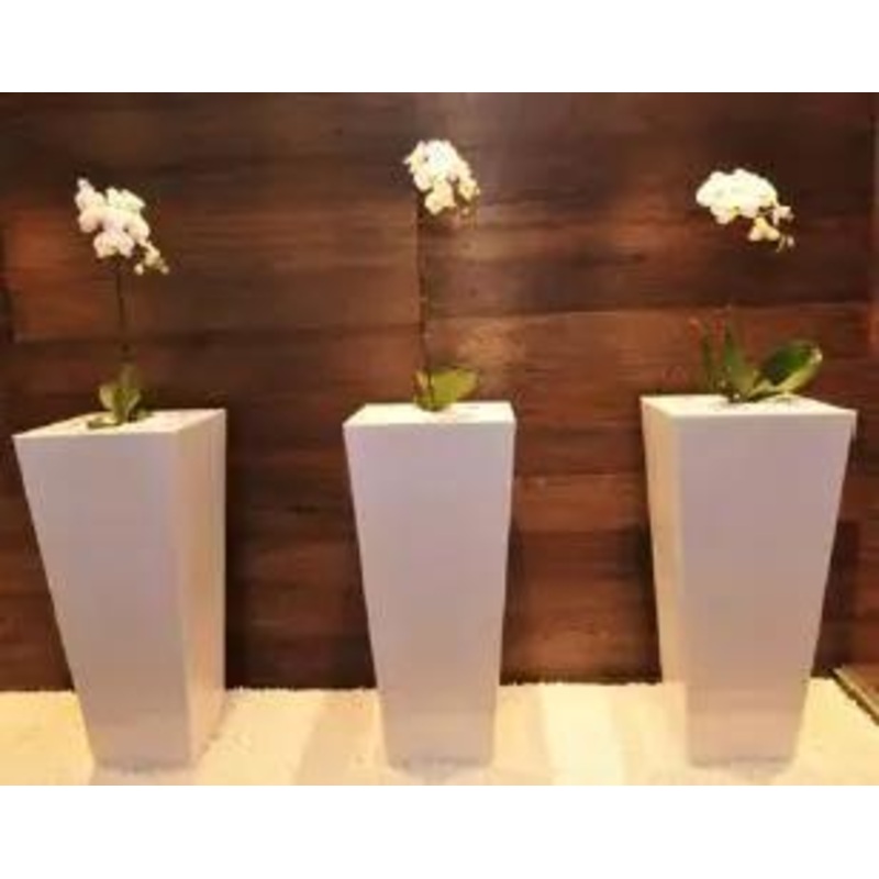 Stainless Steel ss Square Tappered Planter Small