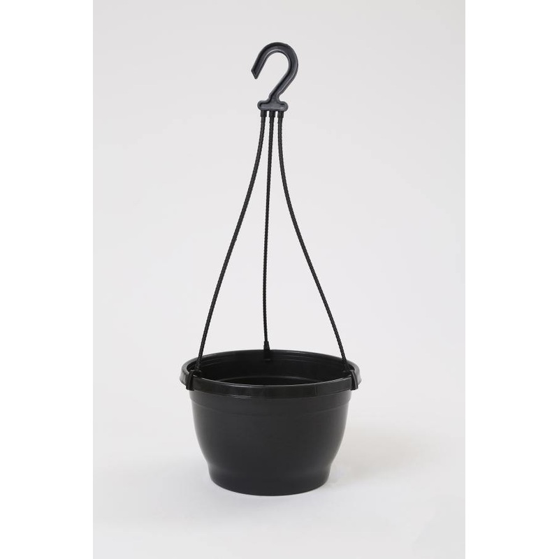 8 Inch Hanging Pot Black