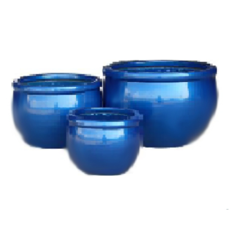 Shiny Blue Pots-Large