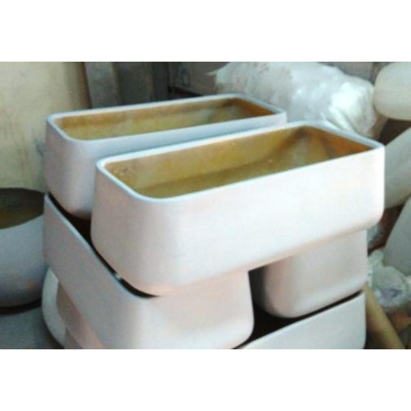 Statice  Fiber Planter White