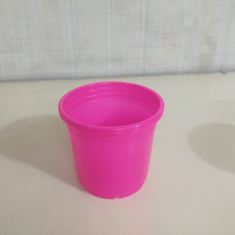 4″ Flower Pot Pink Colour Sunrise Series (10 cm)