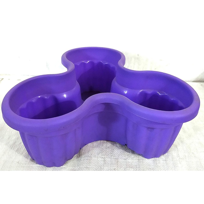 Stacking Pots Violet ,Vertical Flower Tower Pots