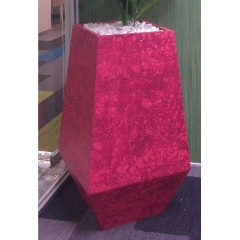 Begonia Square  Fiber Planter