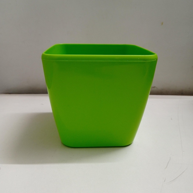 14 cm Green Paris Square Pot