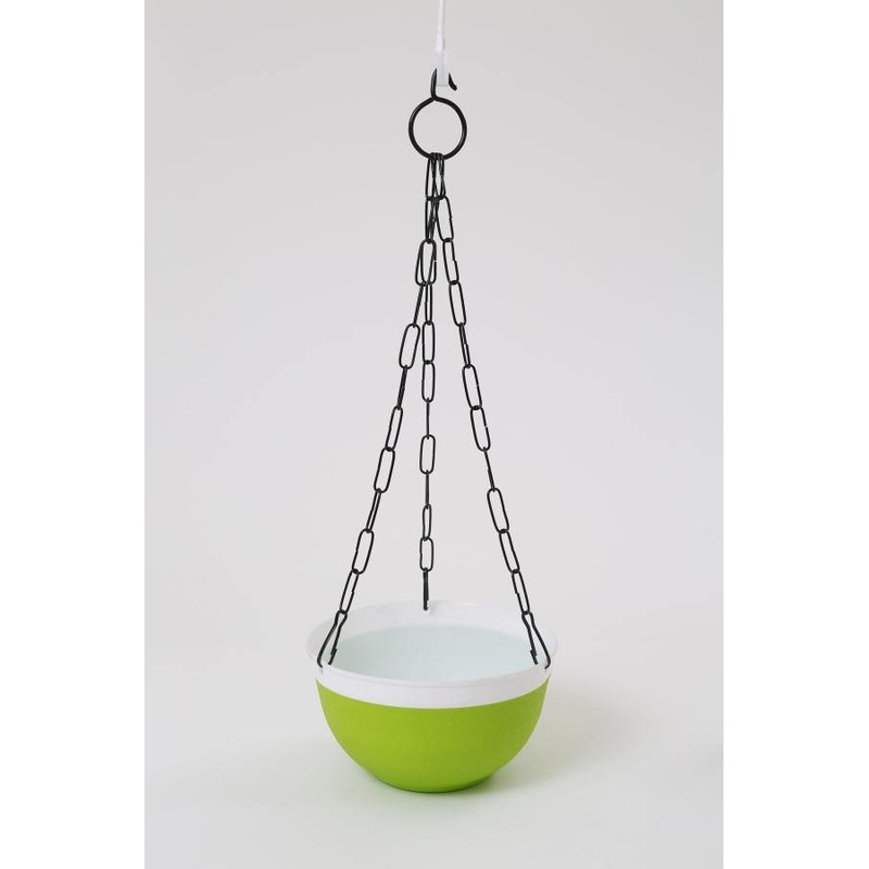 16 cm Double Color Hanging Pot (Green)