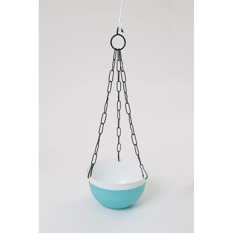 16 cm Double Color Hanging Pot (Turq)