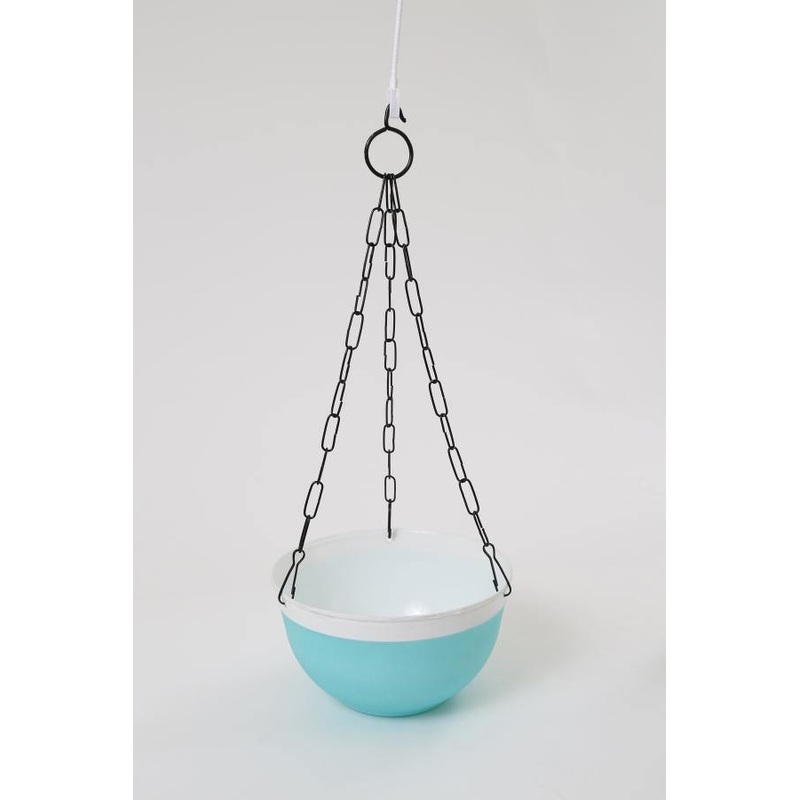 20 cm Double Color Hanging Pot (Turq)