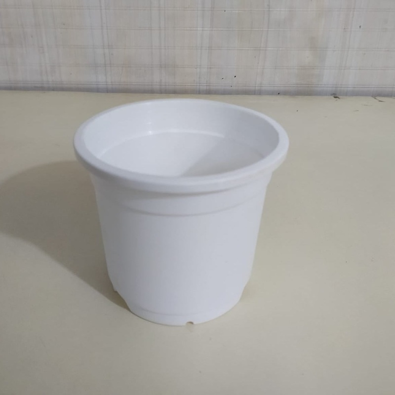4.5″ Flower Pot White Color Sunrise Series (11 cm) ( Pack of 12)