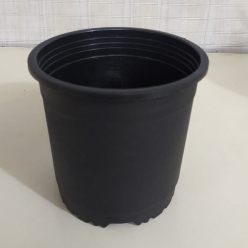 6″ Flower Pot  Black Colour Sunrise Series (14.5 cm)