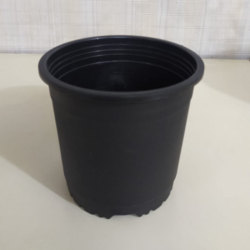 6″ Flower Pot Black Colour Sunrise Series (14.5 cm) ( Pack of 12)