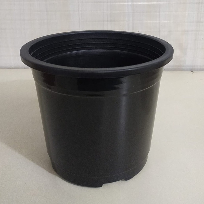 8″ Flower Pot Black Colour Sunrise Series (19.5 cm) ( Pack of 12)
