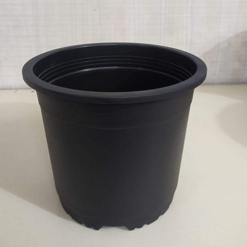 9″ Flower Pot Black Colour Sunrise Series (22 cm) ( Pack of 12)