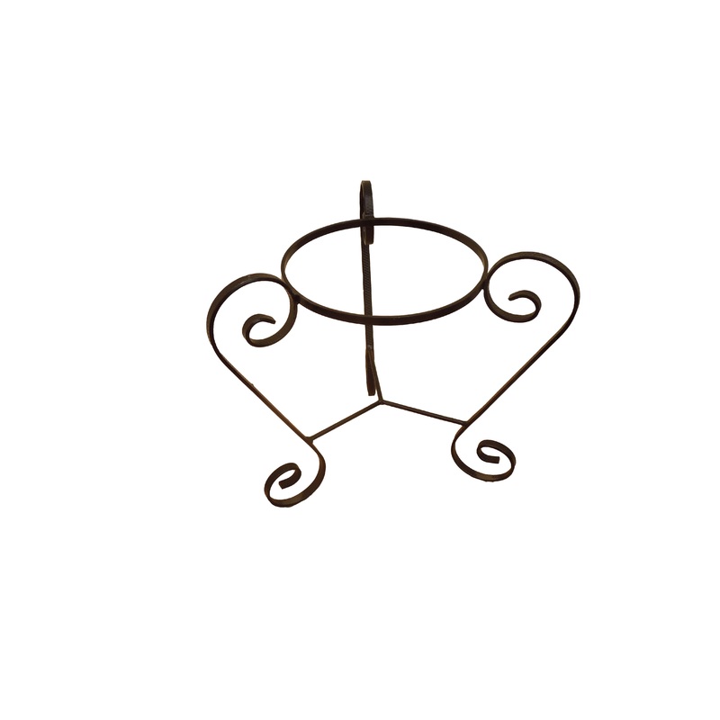 Single Pot Stand Black