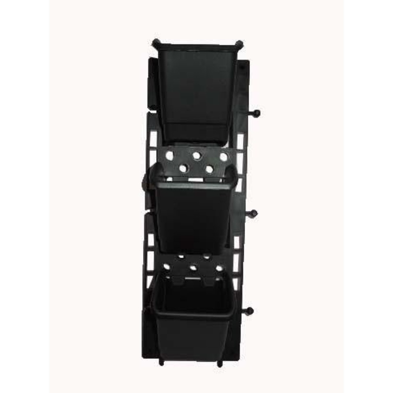 Vertical Garden, Wall Garden Panel-1 Frame and 3 Pots with Screws