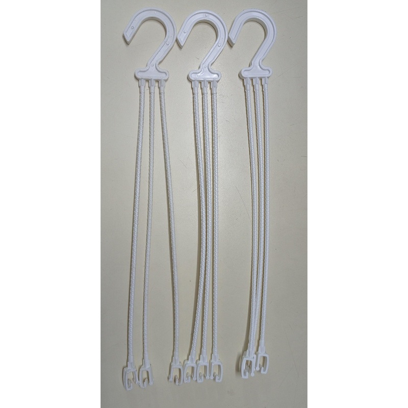 40 cm Long White Hanger For Planter (Pack of 6)