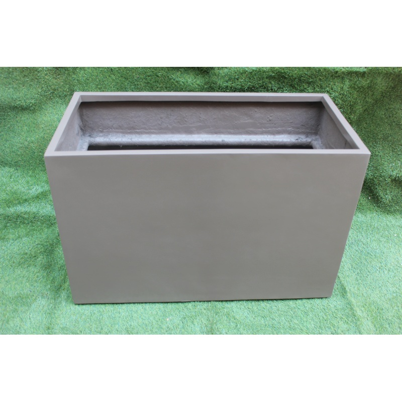 Arjento Matt Brown Fiber Planter