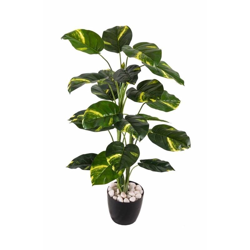Artificial 3 Head 21 Money Plant (Without Pot) , Height -3.5 ft ( Pack of 2 Plants )