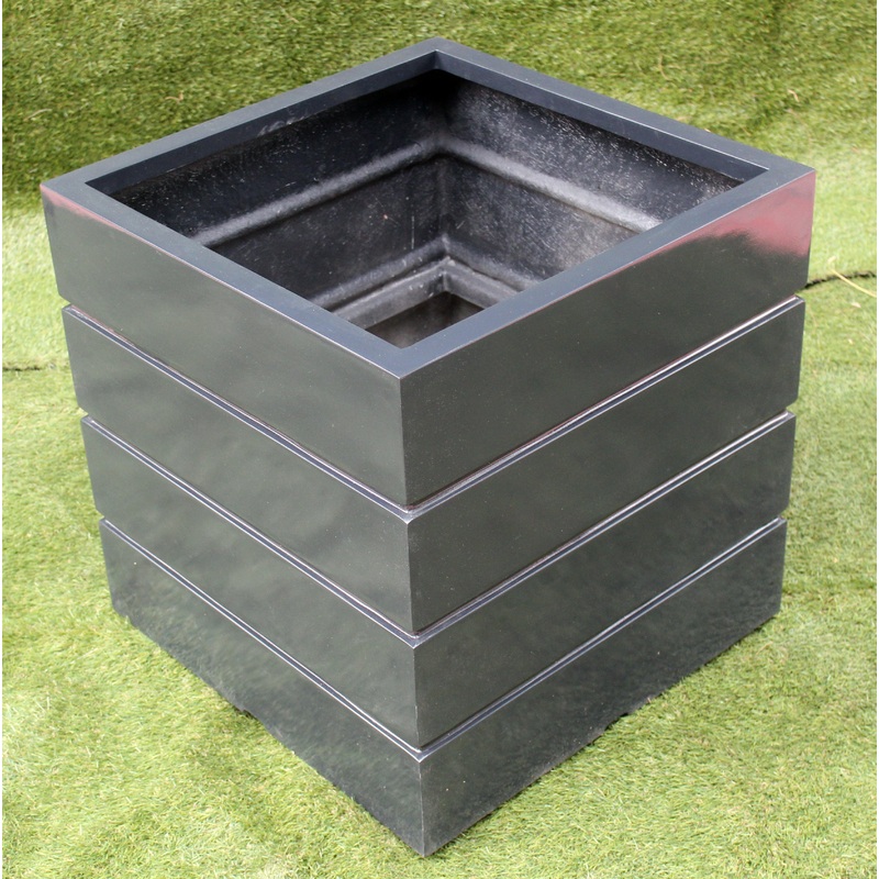 Axis Gray Fiber Planter