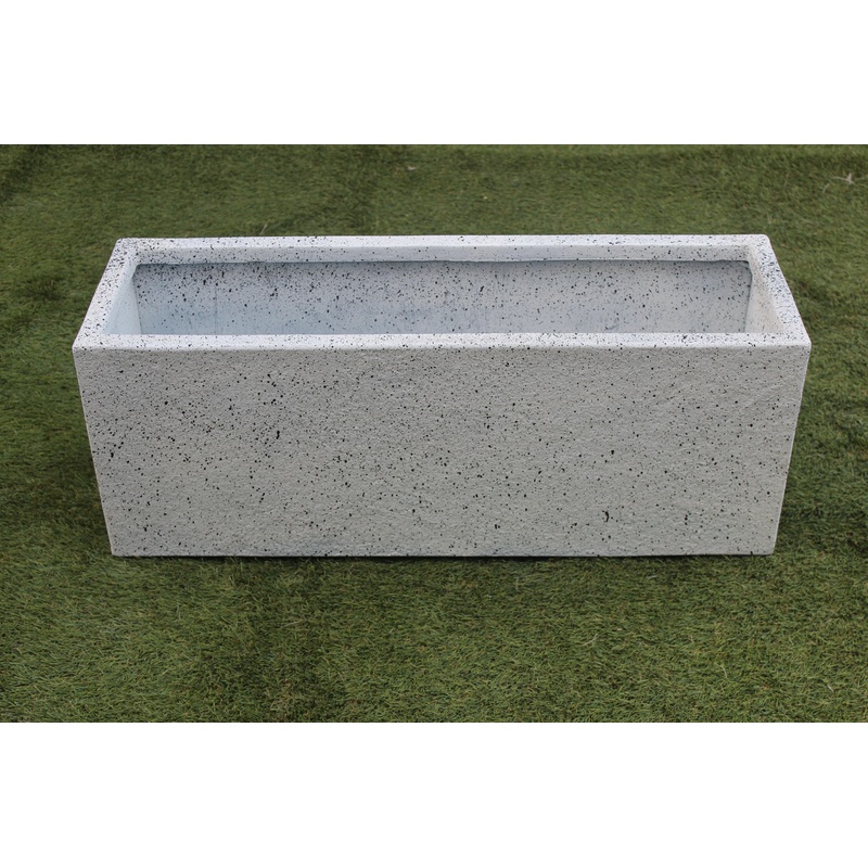 Torso Spotted White Fiber Planter