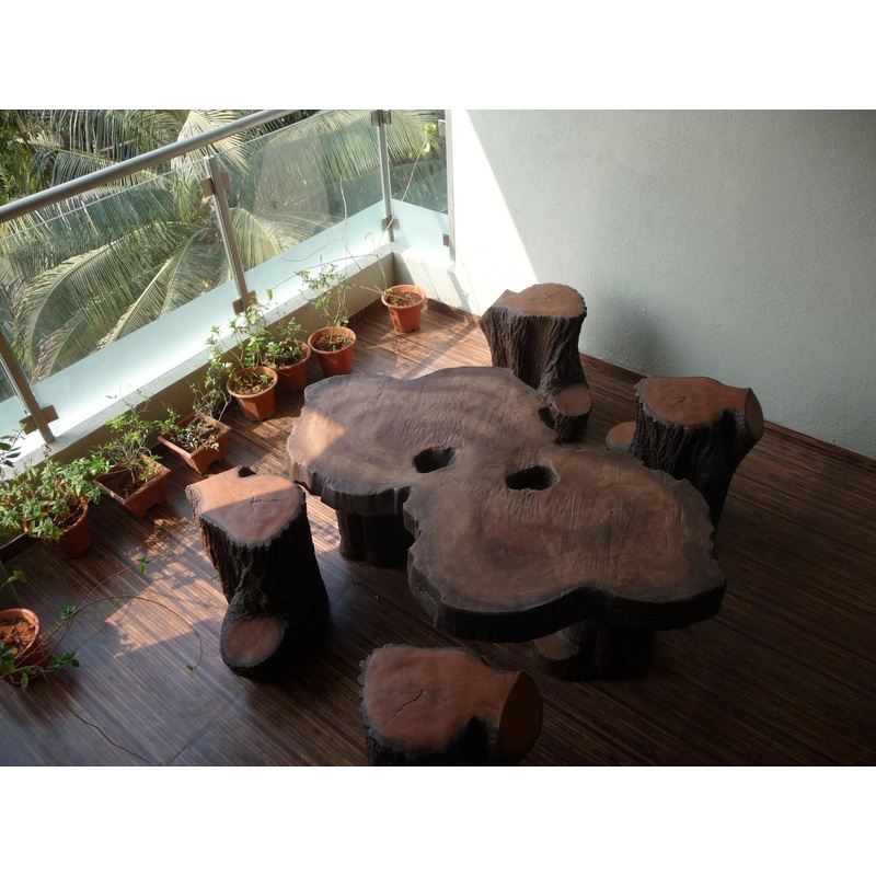 Wooden Garden Tea Table
