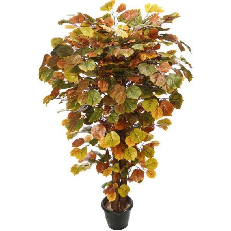 Artificial Autumn Plant with Natural Stick – 5 feet