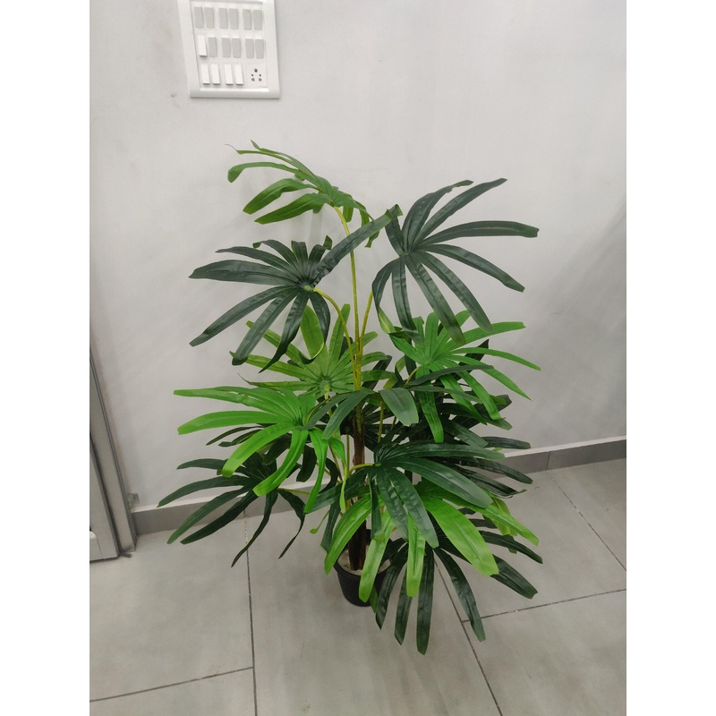 Artificial Raphis Graci Palm 24 Leaves – 4 Feet Approx
